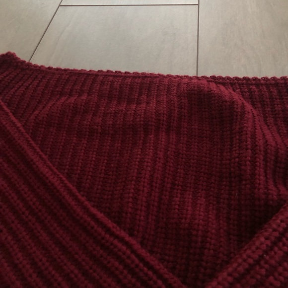 boohoo boat neck cropped knit sweater - Picture 3 of 5